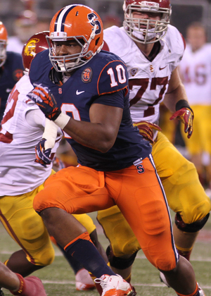 Markus Pierce-Brewster had a breakout season at City College of San Francisco in 2011, earning All-American honors. He has stepped into a starting role in his first season at Syracuse.