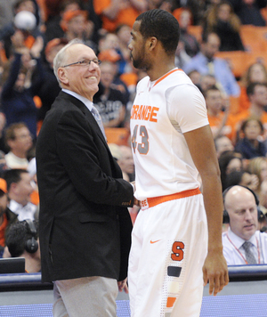 Syracuse forward James Southerland scored 13 points in his return from a six game Sunday against St. John's. His return bolsters the Orange's rotation to eight men.