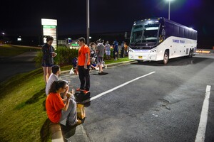 Students endured a 30-plus-hour bus ride to Houston to possibly watch Syracuse play only one game.