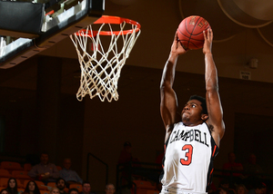 Chris Clemons has some impressive highlight reel dunks despite his small 5-foot-9 stature. 