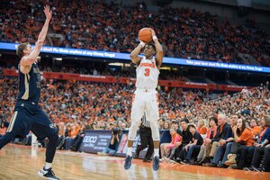 Andrew White canned eight of his nine 3-pointers on Saturday afternoon, consistently making Georgia Tech pay for soft defense.