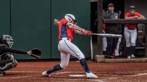 O'Hara has learned to drive outside pitches the other way while stick to her strength: pulling balls to right and right-center field. 