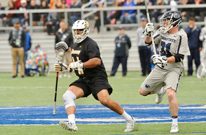 Woodall in action against Penn State during the NCAA first round. 