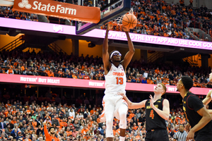 Paschal Chukwu, pictured against Maryland, went 9-of-11 from the free-throw line against Eastern Michigan after entering the game at 48 percent on the season.