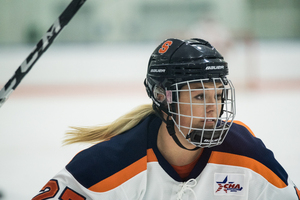 Victoria Klimek scored less than six minutes into Friday's game to give the Orange a lead, but it was the only offense for SU in its 4-1 loss.