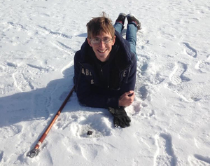 Brandon Weller found a meteorite on Strawberry Lake in Hamburg Township, MI. He said he's interested in finding more meteorites in the future.