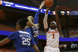 Raven Fox won two national titles at a junior college and got her grades straight before coming to Syracuse.