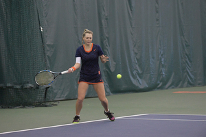 Gabriela Knutson was the last player to win for Syracuse, tacking on a fifth point after the match was secured.