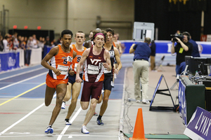 Justyn Knight, left, and Syracuse track succeed in part because of an emphasis on recruiting distance runners.