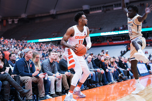 Oshae Brissett was the highest scoring SU player with 15 points on Saturday.