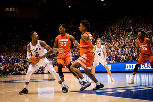 Against Duke on Monday night, Tyus Battle, Elijah Hughes and Frank Howard combined for 15 rebounds. 