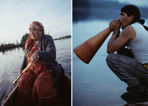 ArtRage Gallery opened its newest exhibit this weekend, featuring the work of photographer Michael Greenlar. Greenlar spent 20 years photographing members of a four-generation family, who are part of the First Nation Algonquin people of Barrier Lake, Quebec.