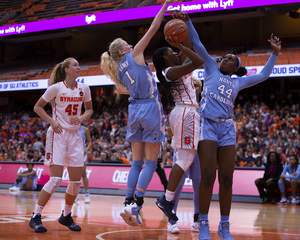 Syracuse's defense struggled in its 92-68 loss against UNC last week.