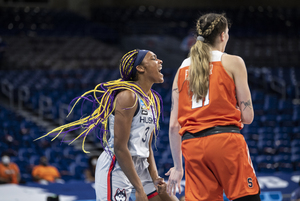 Aaliyah Edwards scored 19 points and went 5-for-5 from the field against Syracuse in the NCAA Tournament.