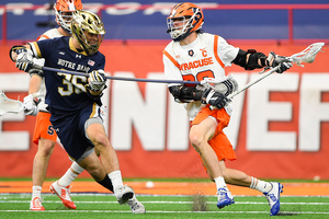 The Orange face Notre Dame for a rematch after losing their first meeting 18-11 in the Carrier Dome.