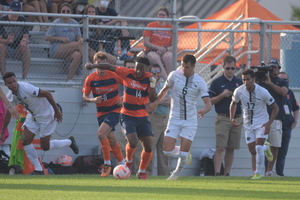 Syracuse finished with seven shots in the match in its 1-1 tie against Vermont.