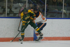 While Syracuse allowed three goals to Vermont, it improved defensively as the Catamounts only registered 24 shots, SU's second-lowest total of the season.