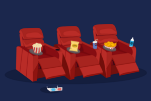 Sit back, relax and enjoy a holiday movie with your loved ones.