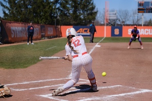 Syracuse registered just two hits and went 0-for-6 with runners on base in its ACC Tournament loss to Boston College. 