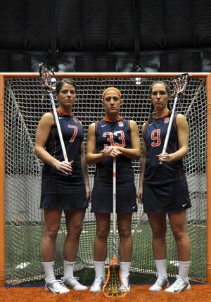 Janelle Stegeland, Becca Block and Jill Cammett lead a Syracuse defense looking to atone for an underwhelming 2011 season. SU allowed 10.22 goals per game, committed 33 yellow card fouls and was bounced in the Big East tournament semifinals.