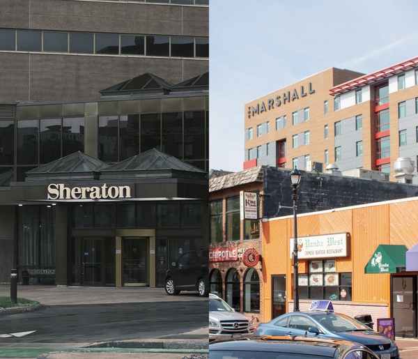 SU names new Orange, Milton residence halls in former Sheraton and The Marshall locations